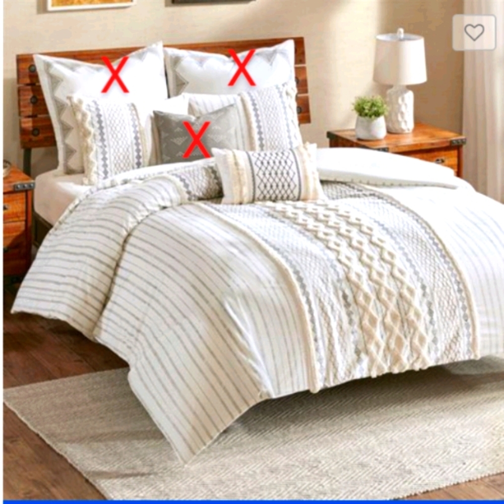 Ink n Ivy Duvet mini set and extra pillow